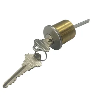 American Brass Mortise Cylinder Rim Cylinder