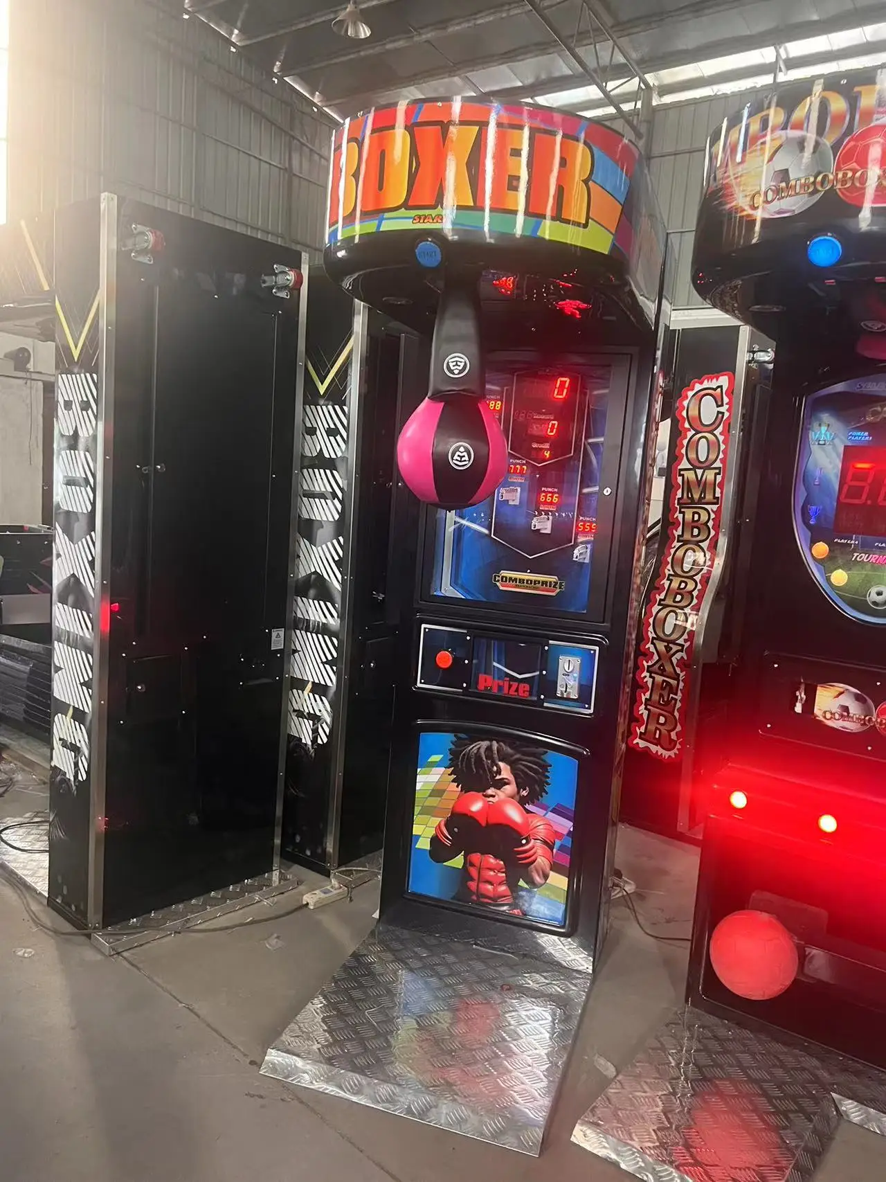 FunPark Indoor High Quality Boxing Machine Boxing Game Machine  Electronic Punch Arcade Coin Operated Games for Game Center factory