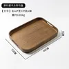 Square Bamboo Tray with Handle - Large Size
