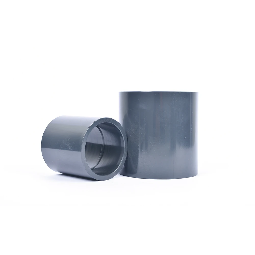 OEM customized Fitting UPVC industriya Plastic couplin durable water pipe UPVC chemical coupling presyo