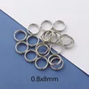0.8 * 8mm steel color