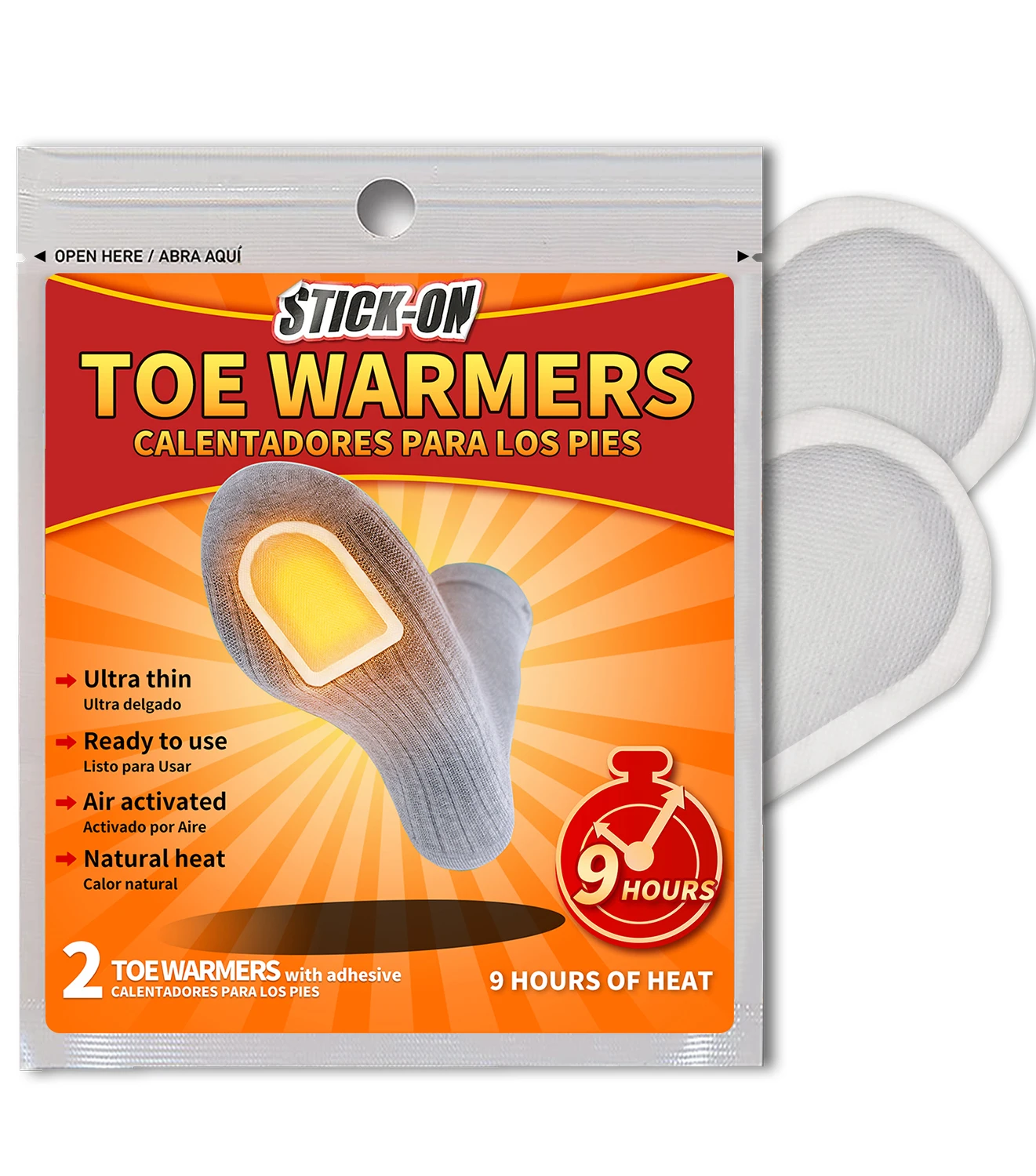 Oem Odm Toe Warmers Big Foot Warmers Disposable Moisture Absorption