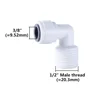 Rosca macho de 3/8" (9.52mm) a 1/2"
