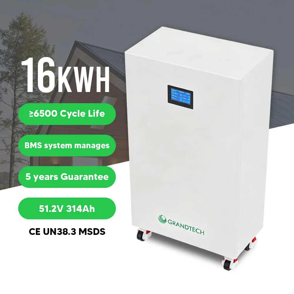 Grandtech – výrobní cena: LiFePO4 baterie 16 kWh, 20 kWh, nízkého napětí pro solární systémy akumulace energie o výkonu 10 kW, 16 kW, 20 kW, 30 kW, určené pro domácí použití