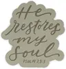Light sage green-he restores my soul