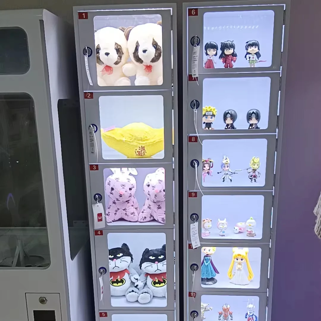 工場卸売 屋内用マジックボックス カプセル自販機 景品ロッカー LED