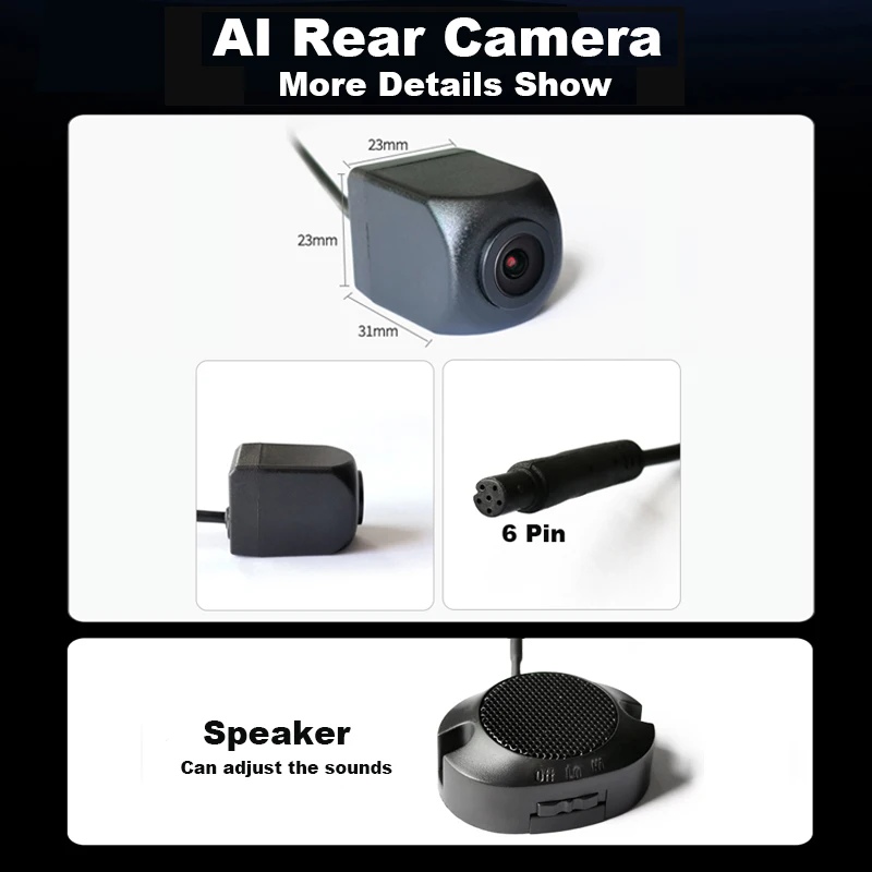 Ai High End Car Reverse Camera With Parking Guidline Universal Hidden