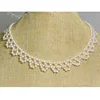 GN0224-13 Fishing Line Embroidered Lace Necklace
