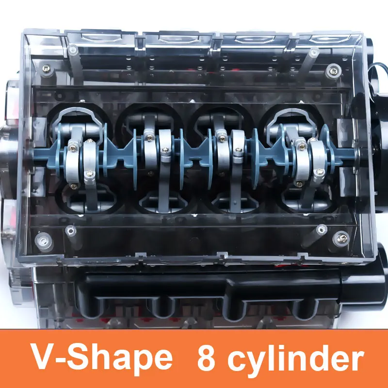 V8 Kit Diy Steam Toy Engine Build a Working Model 1:3 Mini Adult Dm118 V8 Engine 8 Cylinder Engine Models