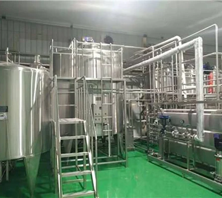 Factory Automatic Plant Base Nuts Soybean Coconut Milk Almond Making Machine Milk Processing Line Uht Milk Production Plant