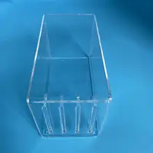 Customized Various Shapes and Sizes Quartz Glass Wafer Carrier Clear Fused Silcia Boat