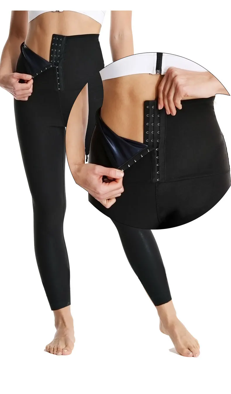Корсет Langqin из полиэстера для коррекции живота, утягивающие леггинсы, компрессионные брюки для женщин