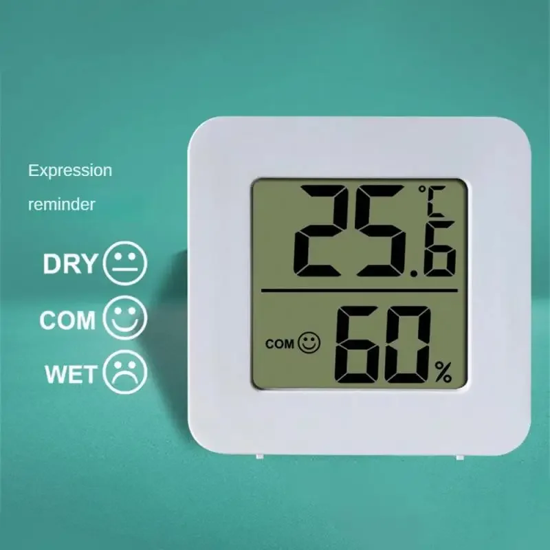 Mini LCD Digital Temperature and Humidity Indoor Humidity Meter Sensor Gauge Room Electronic Household Thermometer for Home