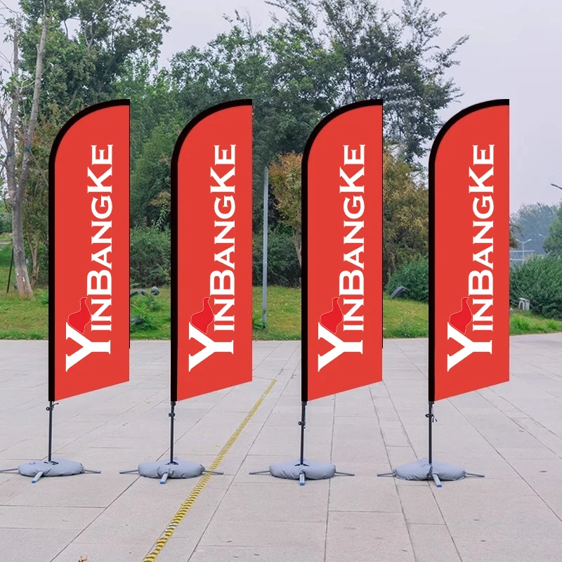 Promotional Advertising Custom Print Flagpole Pride Feather Flag Flying Beach Flag Banner Teardrop Flags Beachflags