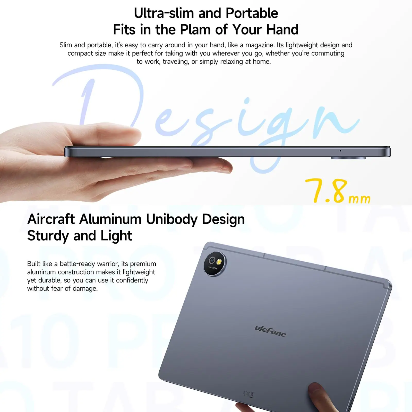 Ulefone Tab A10 Pro - 11inch Tablet with 6GB+128GB Storage