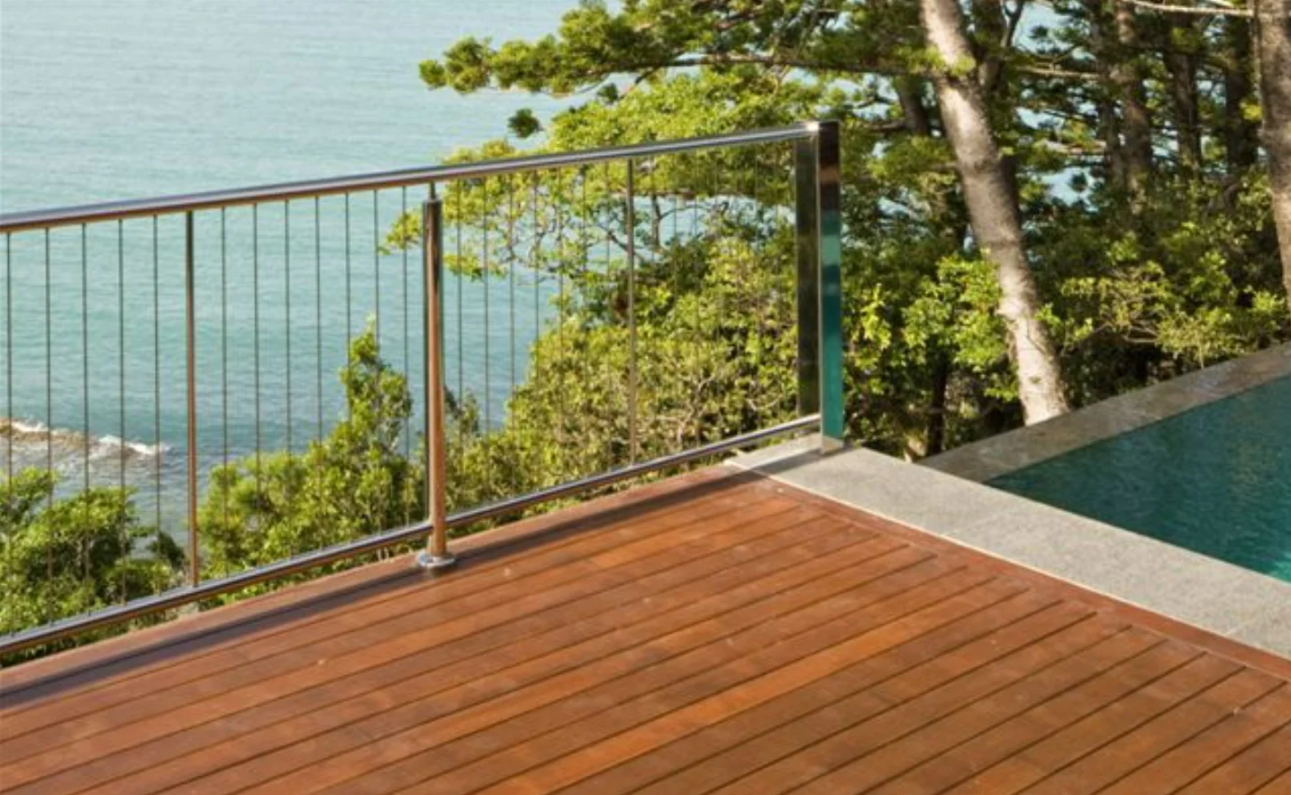 Vertcal Cable Railing Exterior Vertical Cable Railing System - Matte Black Stainless Aluminum ...