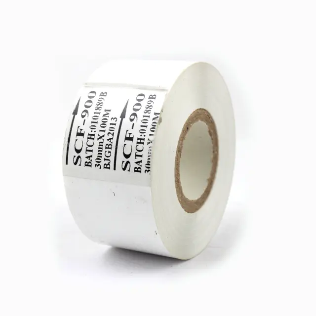 White SCF900 Coding Machine Ribbon 35/25/30mm 100m Thermal Transfer Heat Transfer Ribbon 2