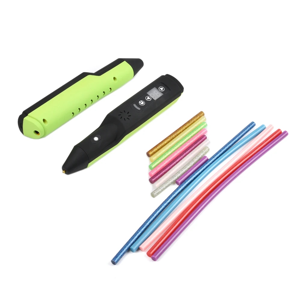 2024 New Cordless Hot Melt Glue Gun Arrival 3.7V Selling Safety 3D Print Pen Style Printing With