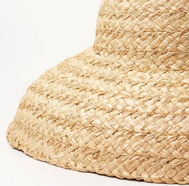 New Bell-Shaped Big Brim Fisherman Straw Hat for Summer