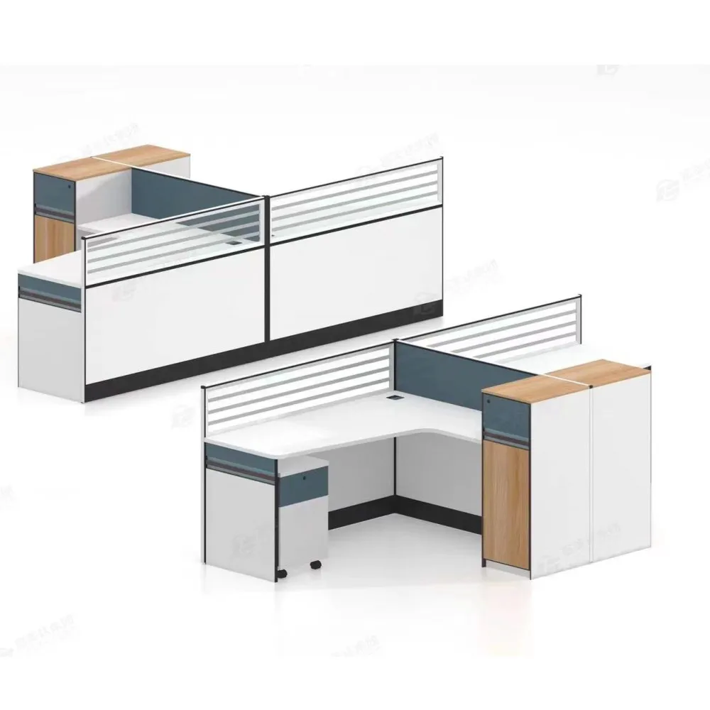  workstation modern escritorio de muebles de oficina white mobilier de bureau table office furniture desk 