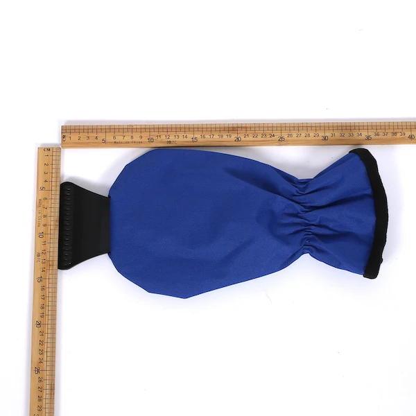 Снежная щетка с логотипом под заказ водонепроницаемая теплая перчатка для скребка льда лобового стекла автомобиля