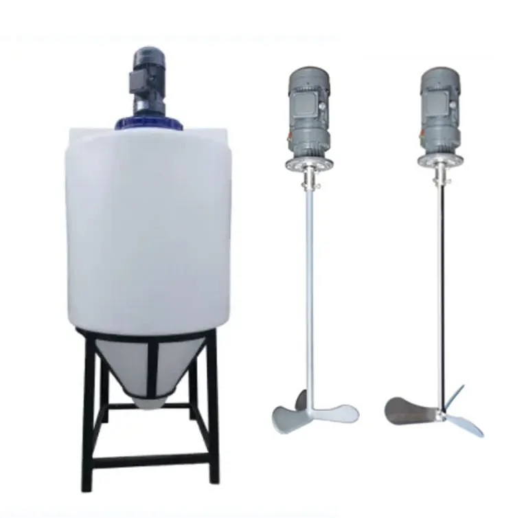 Rotational Molding Best Plastic Cone Bottom Mixer tank with Stand
