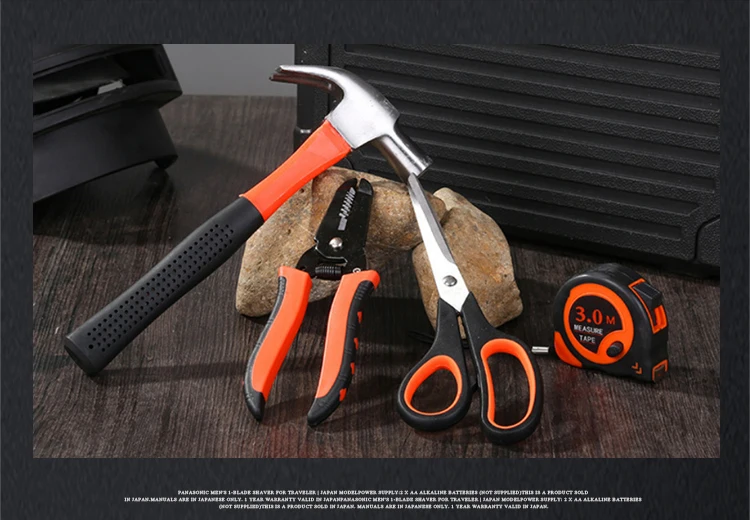 Wholesale professional 108pcs household general tool set combination kits durable home repair toolbox mechanical tookit