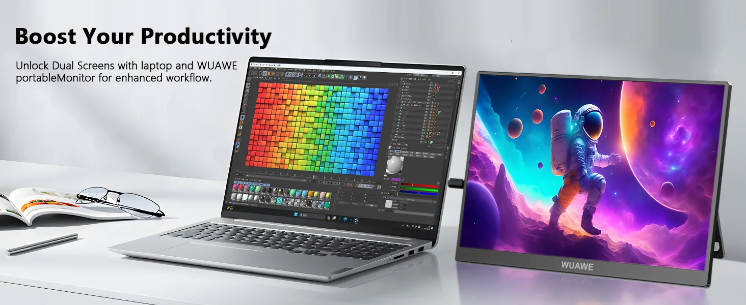 New Trending 120hz 16 inch Gaming Portable Monitor for Laptop, 1200P Colorful Display LCD FHD External Second Computer Screen