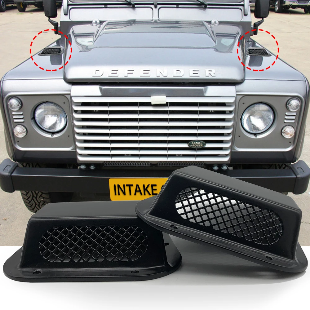 ランドローバー ディフェンダー用 車装飾スチール製エアフロー