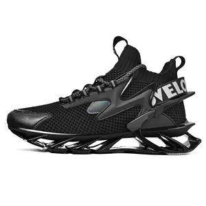 Wholesale Fashion Running Shoes Breathable Mesh Reflective Sports Shoes Anti Slip and Shock-absorbing Outdoor Sports Shoes