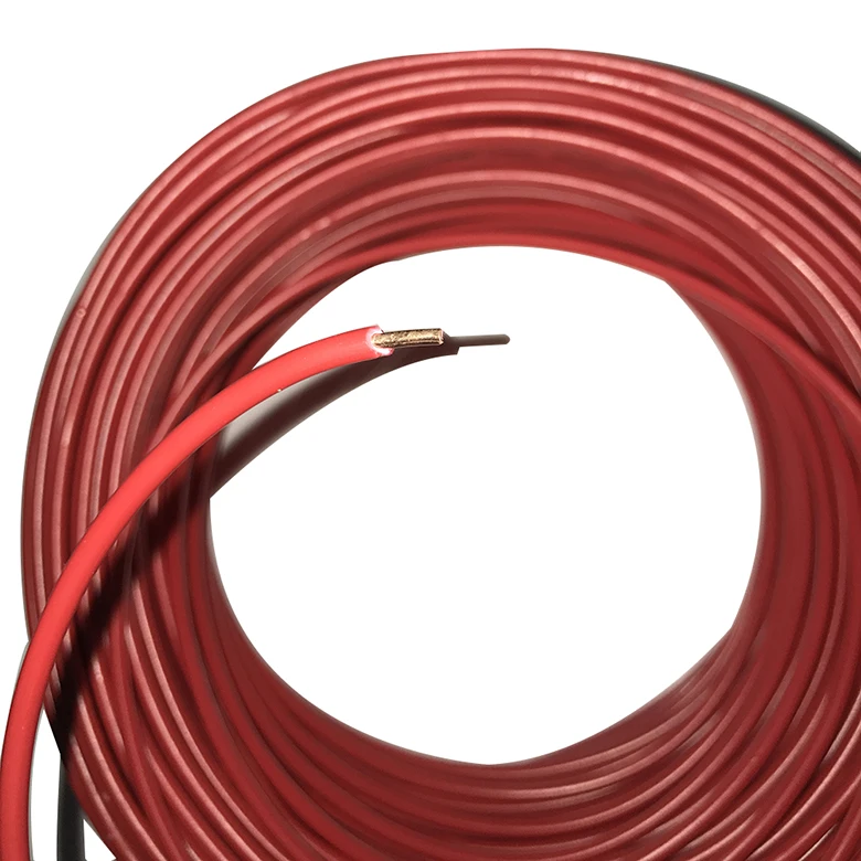 rame puro caldo 2.5mm rosso cavi elettrici singolo nucleo solido filo duro  bv 2.5mm quadrato pvc isolato 100m