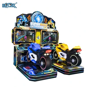 Super Burn Two-Person Motor Racing Simulator Most Popular Durable Metal Motorcycle Coin-Operated Arcade Game in English
