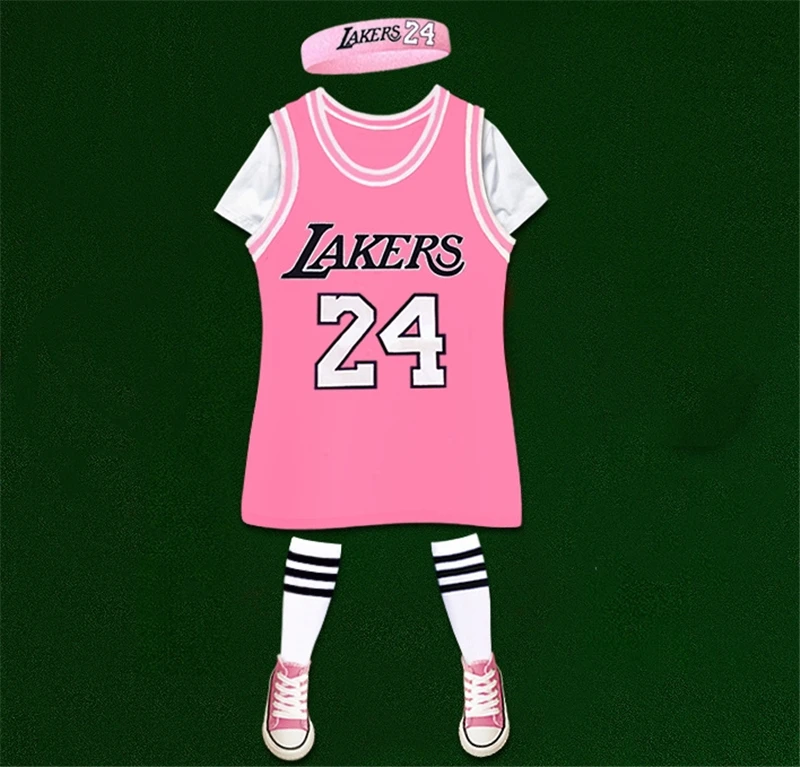 Jersey Dress Lakers Pink