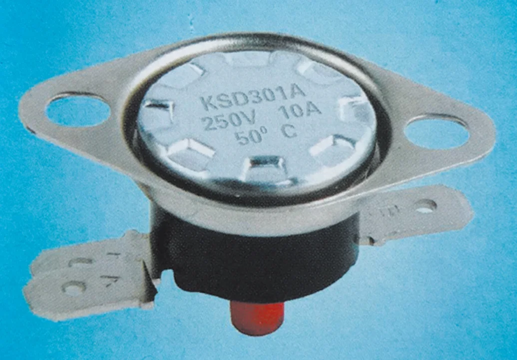 KSD301A Series Snap Action Thermostat Electric Gas Solar-Accommodating Temperature Controls for Cars Garages Households