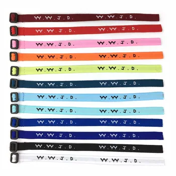 Adjustable Length Woven Wristband Custom Jacquard Wwjd Bracelet - China Wwjd  Bracelet and Wwjd Wristband price | Made-in-China.com