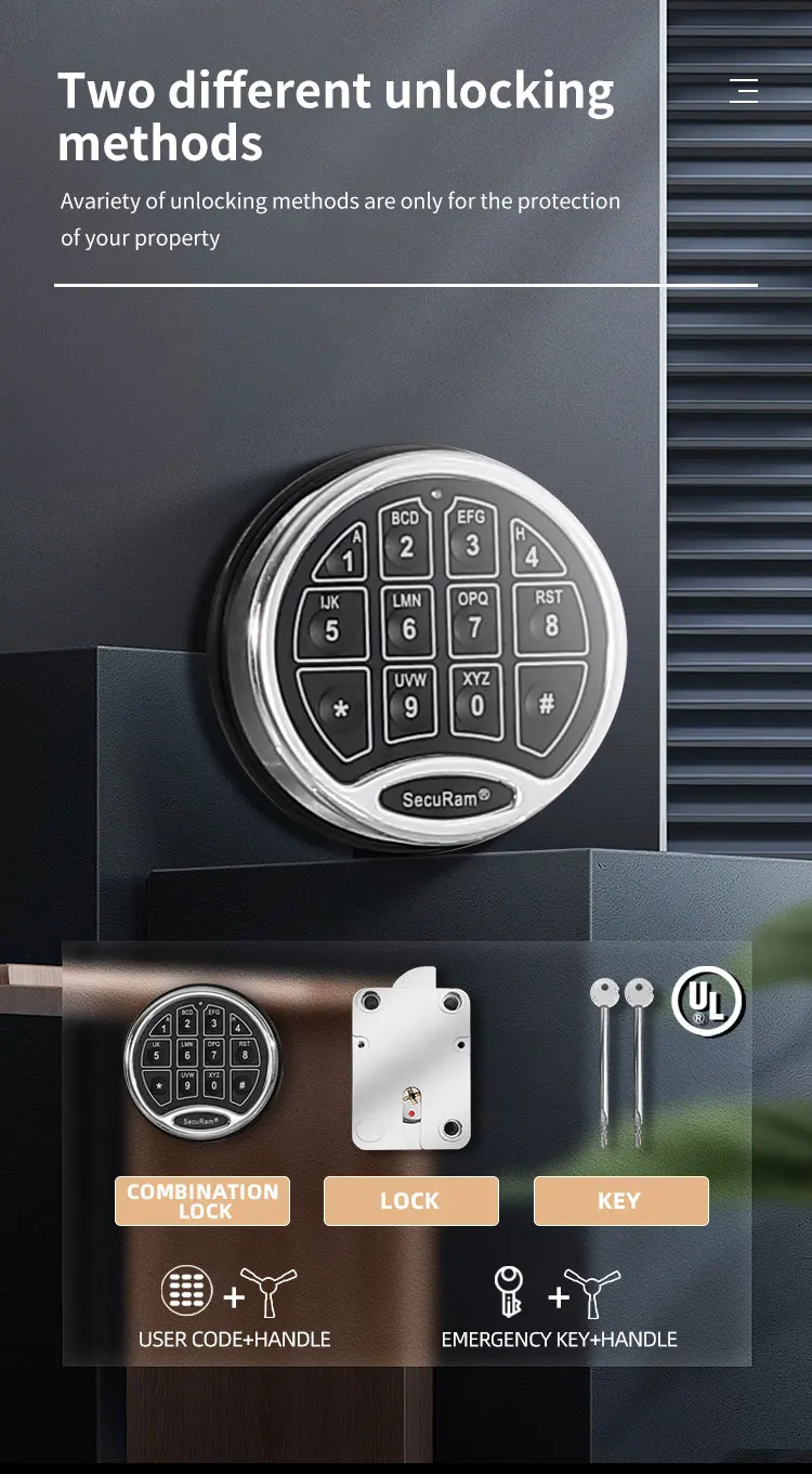 CEQSAFE American Electronic Digital Fireproof Waterproof Steel Stash Safes supplier