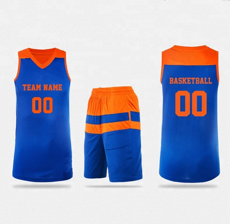 Source Wholesale Custom Orange Sleeveless Sublimation Basketball