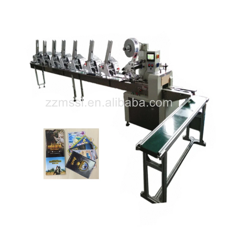 Packaging Machine Postcard Envelope Paging Packing Machine With Counting Function