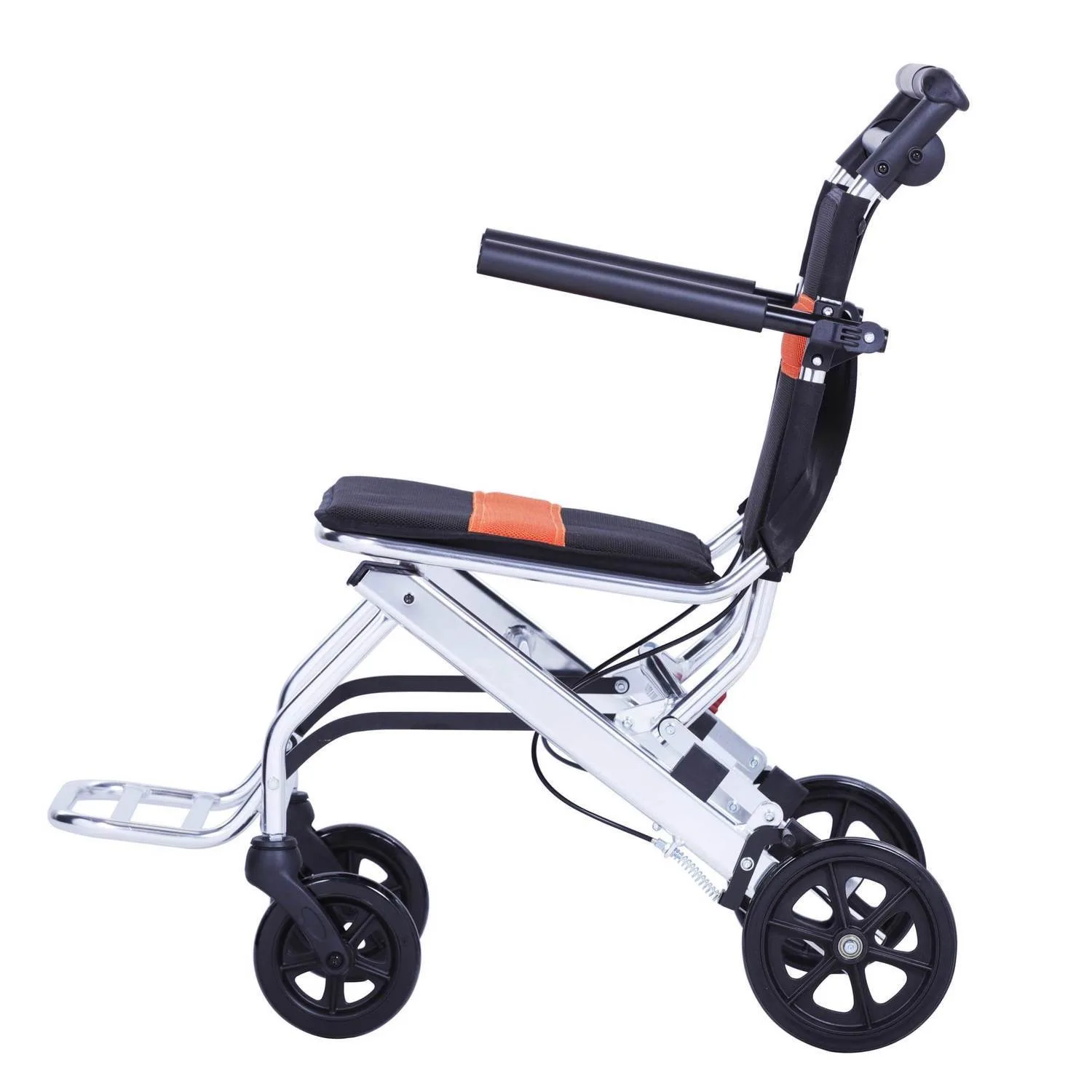 Aluminium Alloy Foldable Ultralight Manual Wheelchair for Airplane Airport
