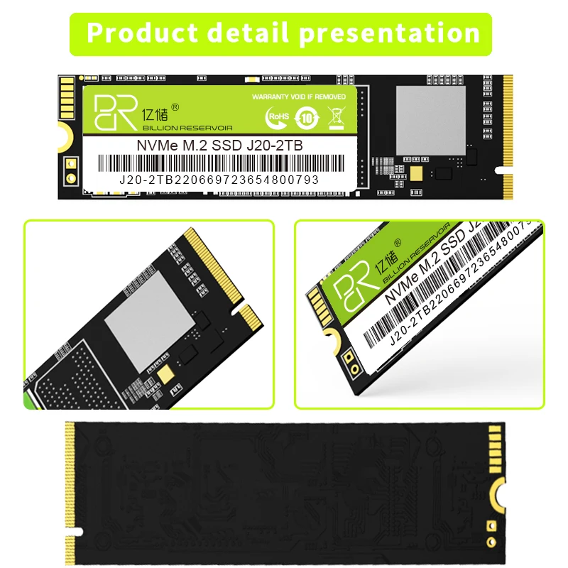 SSD NVMe M2 BR 1TB 2TB 512GB 256GB 128GB NVMe PCIe M.2 2280 SSD M2