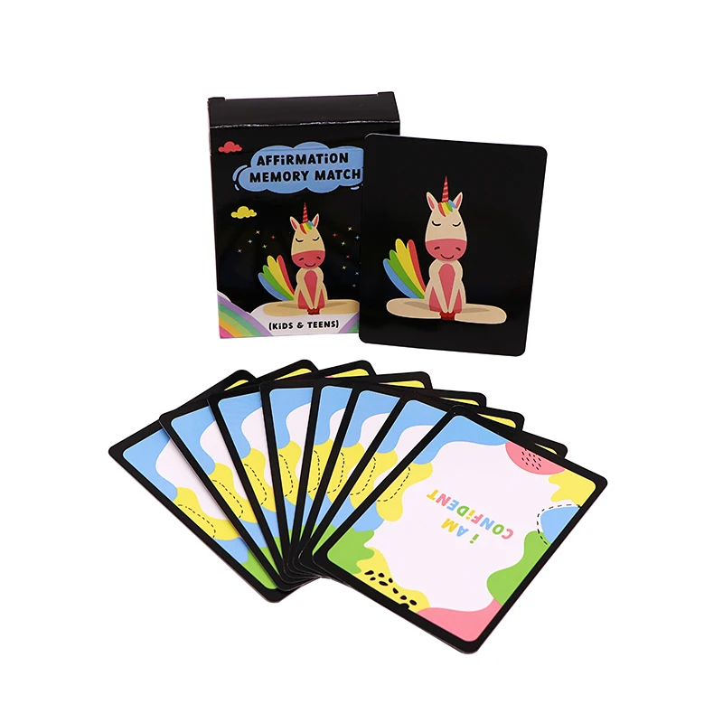 Custom Printing Personal Affirmation Moonology Oracle Cards Tarot Cards With Meaning on the Card