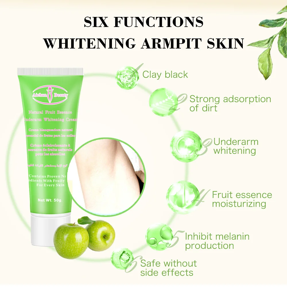 Aichun Beauty Underarm Whitening Cream Fruit Extract Skin Natural Armpit Repair Moisturizing Underarm Moisturizing Cream