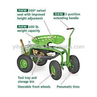 garden tractor seat on wheels