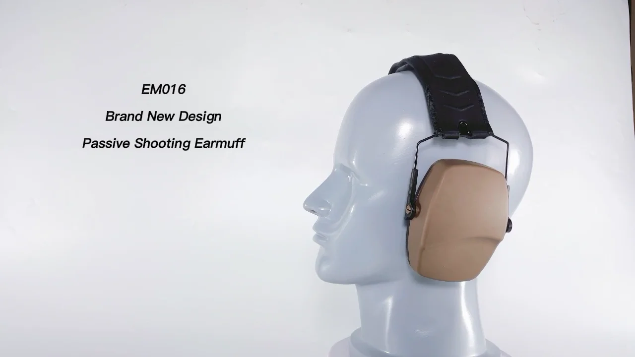Passive Shooting Sound Blocking Ear Muffs Noise Cancelling Earmuffs