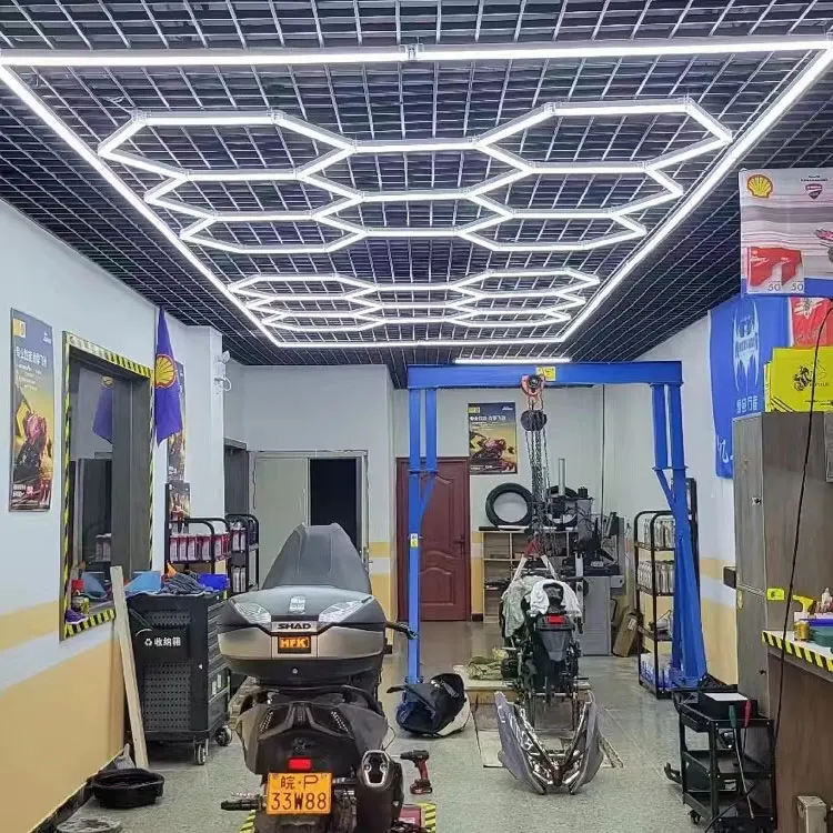 Hexagonal Working Light Car Shop Detailing Led Lights Hexagon