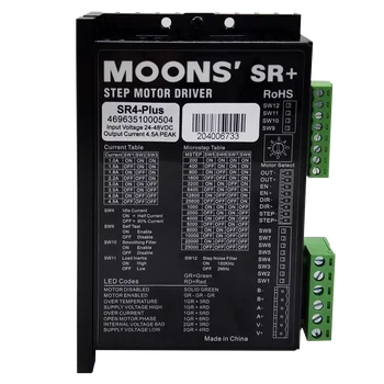 MOONS SR SR+ Series Hybrid Stepper Motor Drive 12-48VDC, 2 Phase