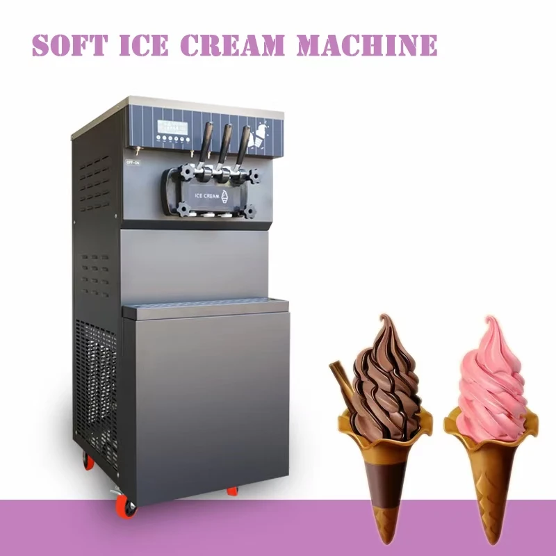 New Type Single Flavor Super Silence Desktop Gelato Maker / Commercial Mini  Soft Ice Cream Machine