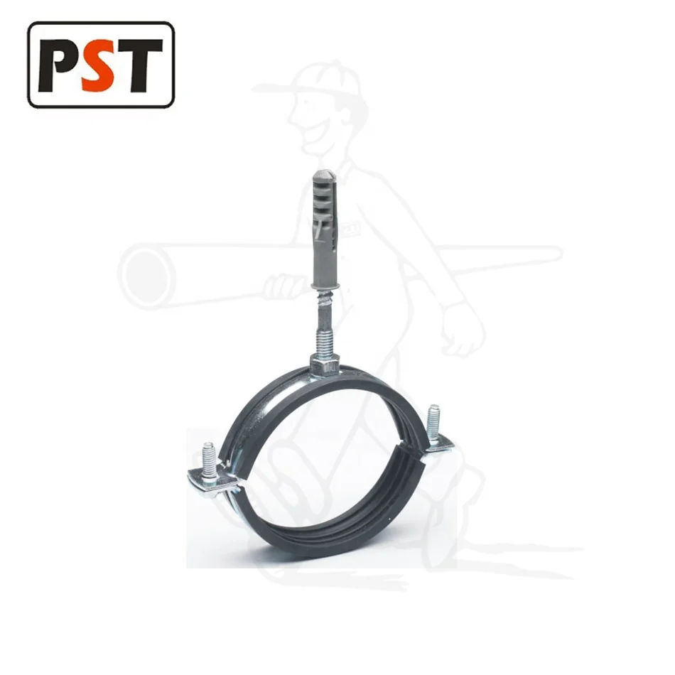 Insulated Pipe Clamp | Dual M08 / M10 Thread For Threaded Rod - View #7