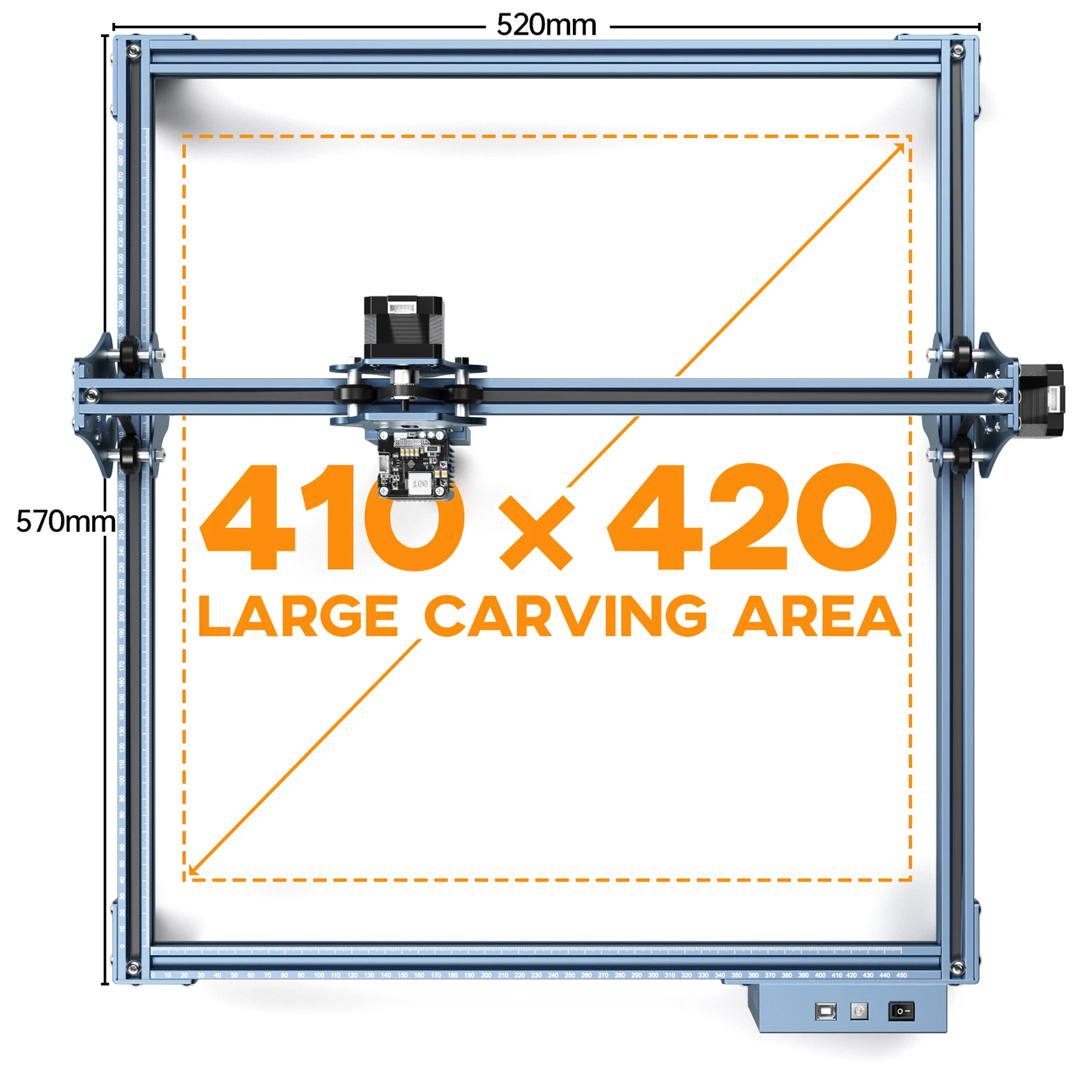 Sculpfun S9 Engraver Engraving Area Expansion Kit for S6/S6pro/S9 Laser  Engraving Machine Quick Assembly Full Metal - AliExpress