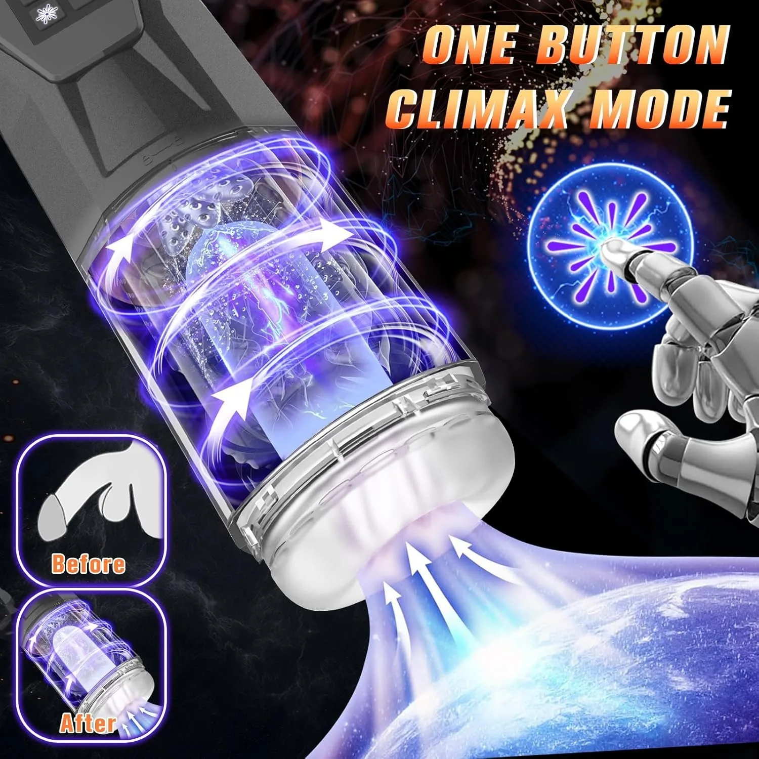 Male Masturbation Cup Telescopic Rotating Sucking Pocket Pussy Sex Machines Licking Toy Adult Goods for Men Vagina Masturbator Male Masturbation Cup Telescopic Rotating Sucking Pocket Pussy Sex Machines Licking Toy Adult Goods for Men Vagina Masturbator